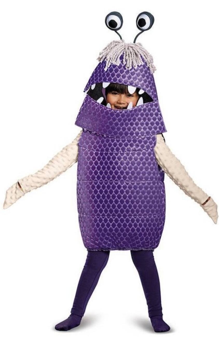 Disney Monsters, Inc. Boo Gibbs Deluxe Toddler Halloween Costume Size 3-4T